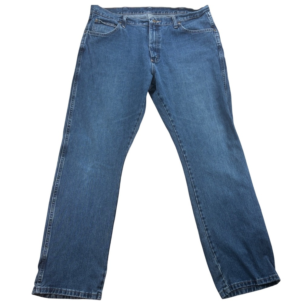 Wrangler Rugged Wear Jeans Mens 38x32 Blue Denim Workwear Western Cowboy Dadcore